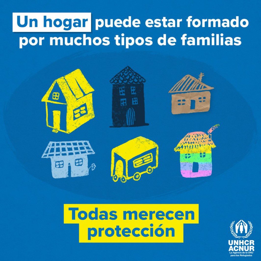 Todas las familias deben tener acceso a la protección y la estabilidad. #EsperanzaLejosDeCasa