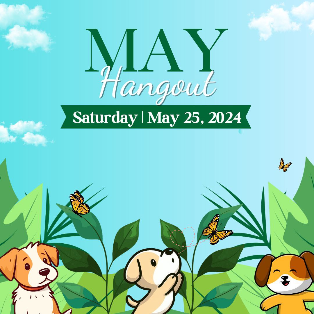 CapitalPups's tweet photo. Looking forward to this month's hangout. 2-11pm.

We'll be having a tasty potluck this hangout. https://t.co/u34miQ3ZBy