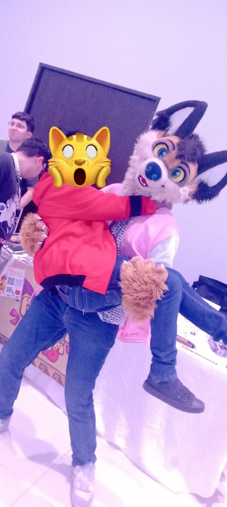 Un león y un coyote? Ok <a href="/KoidelCoyote/">KoidelCoyote 💫 MP BFC AFC Confuror</a> 
#expofur #FURRY #Fursuit