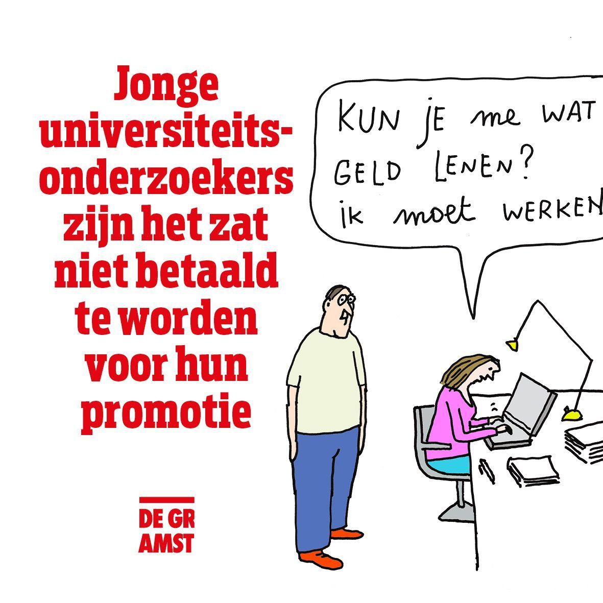 DeGroene's tweet photo. Veel jonge universiteitsonderzoekers zijn het zat dat ze niet betaald worden voor hun promotie. En dat ze lesgeven op basis van flexcontracten. ‘We moeten tegen deze structurele ongelijkheid strijden.’ @dick_zijp
https://t.co/0YkzhyX95z https://t.co/S5heiqItem