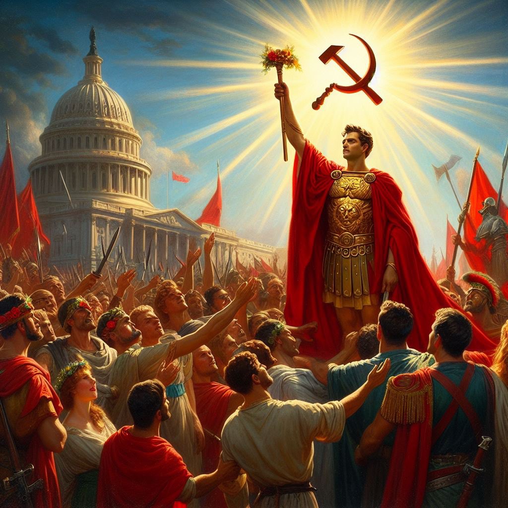 The HAMMER of COMMUNISM smashed the Nazi Reich.