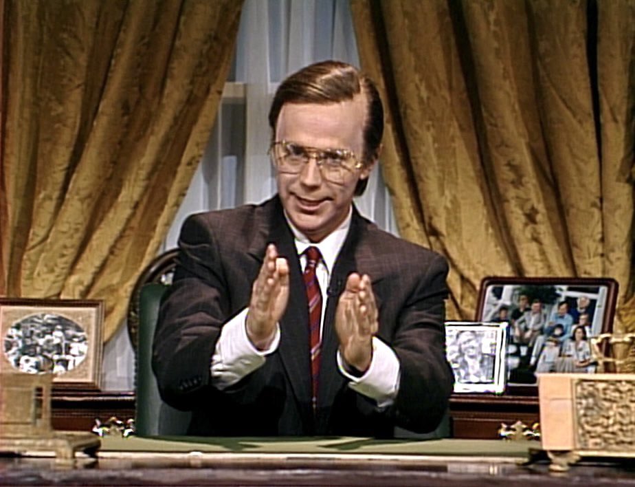 ‘Not gonna do it…wouldn’t be prudent.’ — Dana Carvey as President George H. W. Bush, ‘Saturday Night Live’ (May 20, 1989)