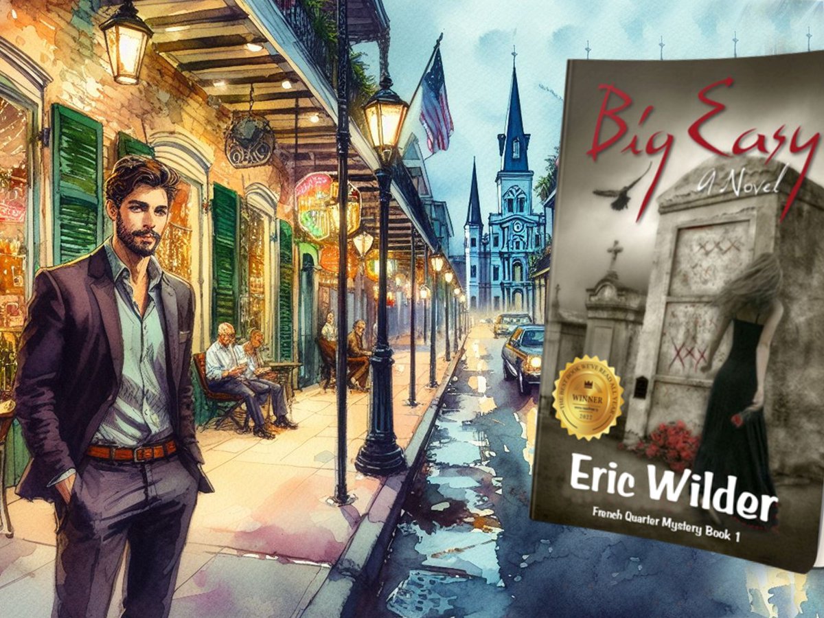 🌴French Quarter P.I. Wyatt Thomas deals with murder by #voodoo. Big Easy, Eric Wilder's Book 1 of the French Quarter #Mystery #Series set in that 'exotic, erotic mecca known as #NewOrleans. #book #KindleUnlimited amazon.com/dp/B004A90G6K/…