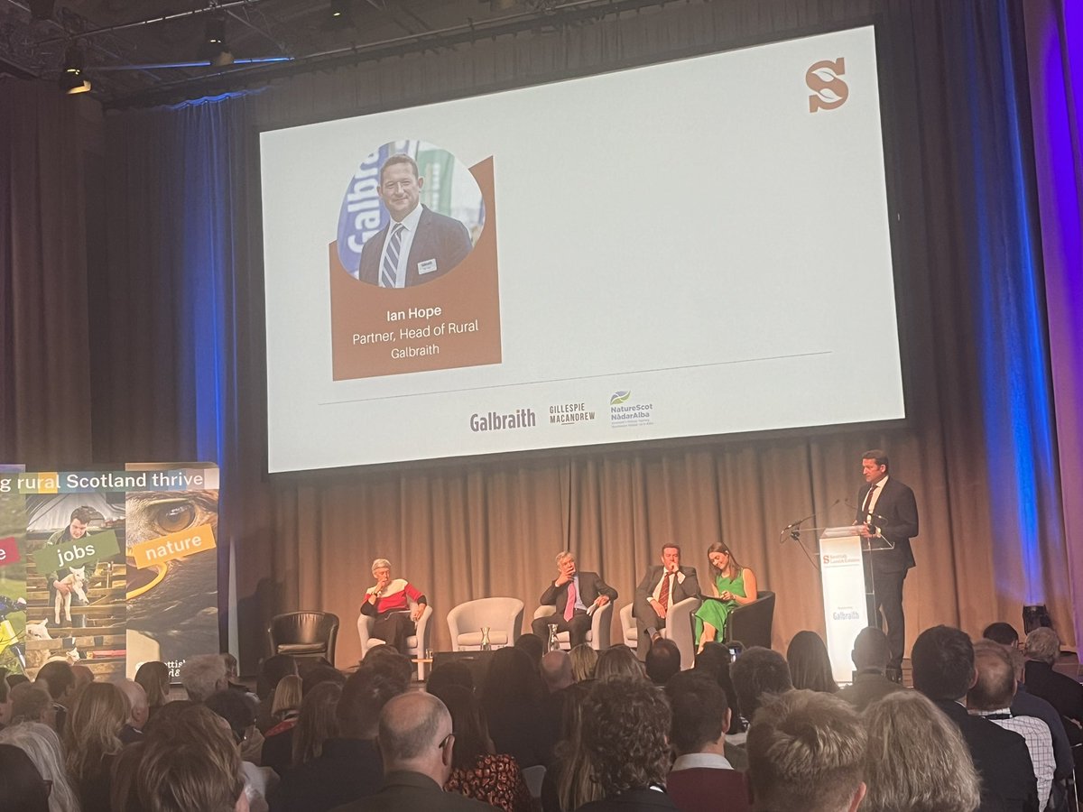 Ian Hope of <a href="/Galbraith_Rural/">Galbraith Rural</a> sets out the changing legislative landscape in Scotland which will require rural resilience in the future: 

Agriculture Bill
Climate Change Bill
Natural Environment Bill
Housing Bill
Land Reform Bill

<a href="/ScotLandEstates/">Scottish Land & Estates</a> 

#SLEConf24