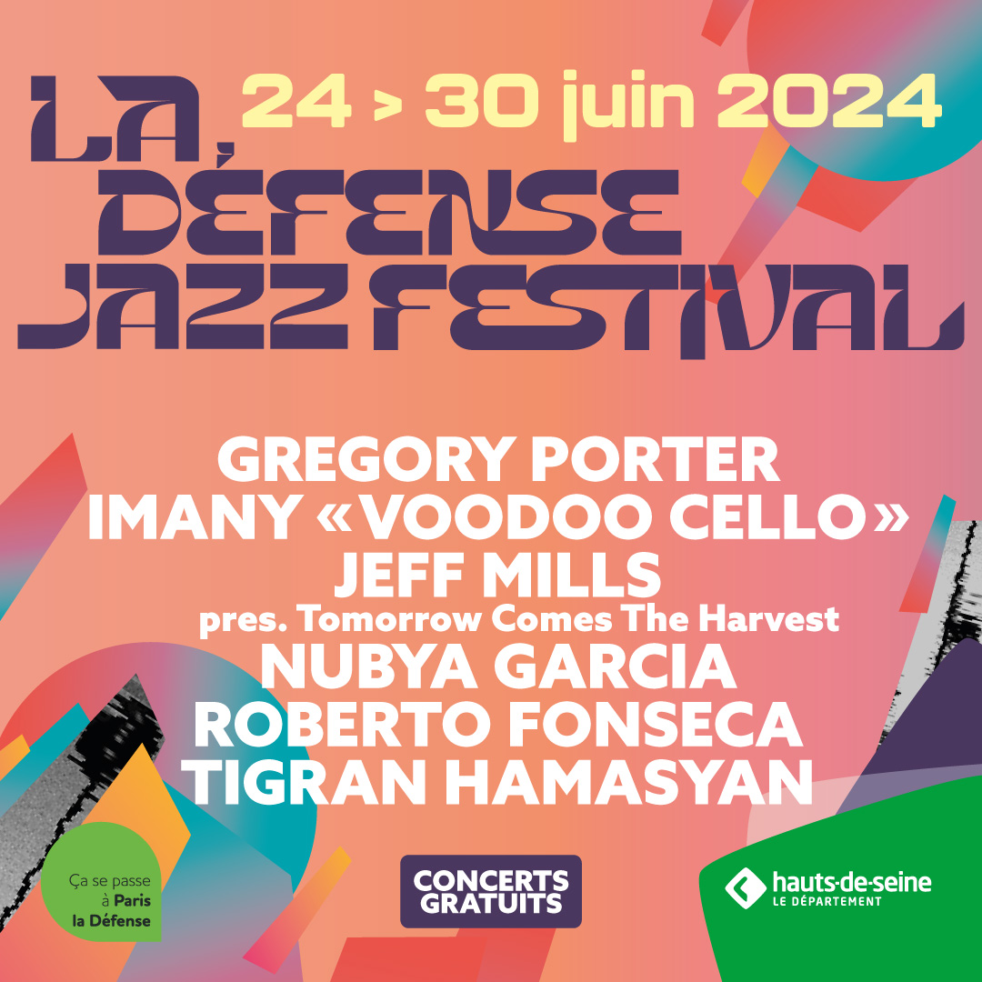 🎶𝐋𝐚 𝐃𝐞́𝐟𝐞𝐧𝐬𝐞 𝐉𝐚𝐳𝐳 𝐅𝐞𝐬𝐭𝐢𝐯𝐚𝐥 𝐝𝐞𝐬 𝐇𝐚𝐮𝐭𝐬-𝐝𝐞-𝐒𝐞𝐢𝐧𝐞 𝐫𝐞𝐯𝐢𝐞𝐧𝐭  : 𝐥𝐞𝐬 𝐩𝐫𝐞𝐦𝐢𝐞𝐫𝐬 𝐧𝐨𝐦𝐬 𝐝𝐞́𝐯𝐨𝐢𝐥𝐞́𝐬 !🎺🎹

🗓️ Du 24 au 30 juin 2024
🌎 Place de La Défense
🎁 Concerts gratuits