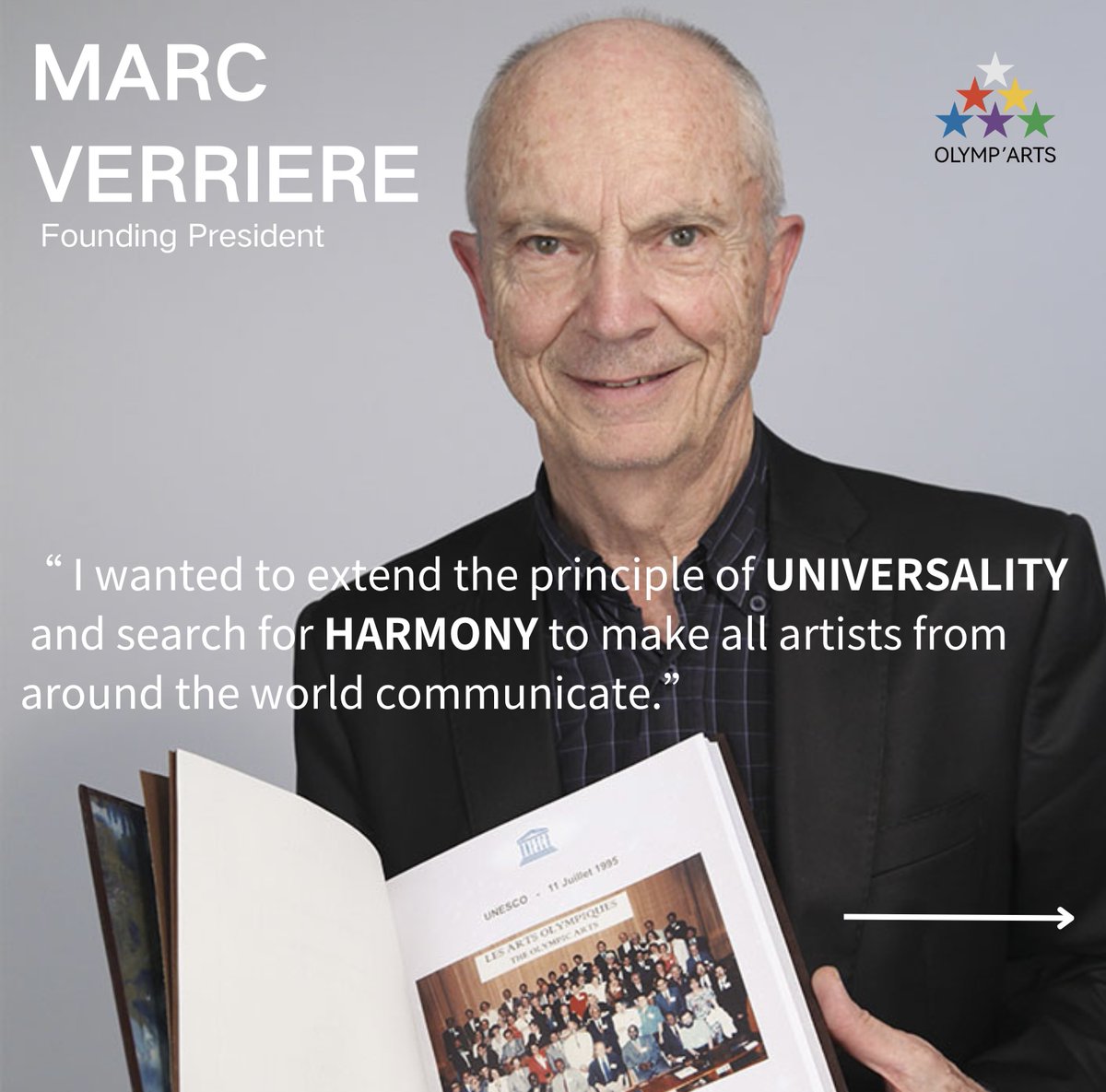 OLYMPARTS's tweet photo. THE MOTTE OF WOAC is "Arts connect the world."

The following four images can explain why we choose this quote. #beauty #harmony #universality https://t.co/JOJXnJRuSl
