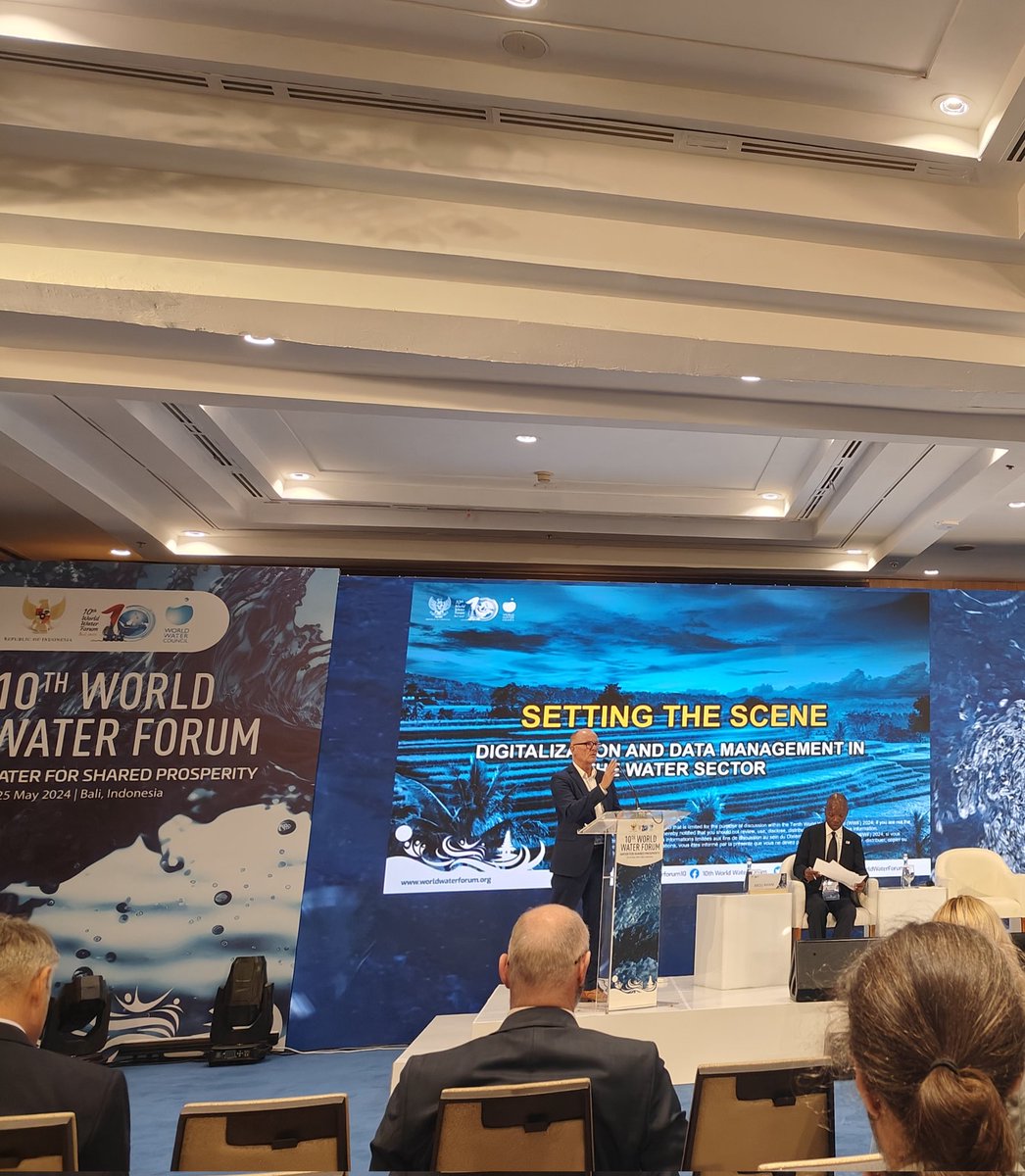 Digitalization, future technologies, such as AI, remote sensing and others need to be explored further for efficient water sector and for a resilient system. #WWF10 #digital #futuretec