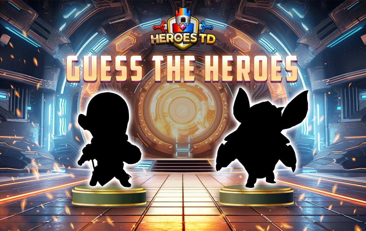 💥Heroes assemble! 

😍 We're excited to give you a sneak peek at two enigmatic heroes joining the fight in HeroesTD TON. 📸♨️

⁉️Can you decipher their identities from these shadowy outlines? Stay tuned for their grand reveal and prepare to unleash their unique powers!💥📸