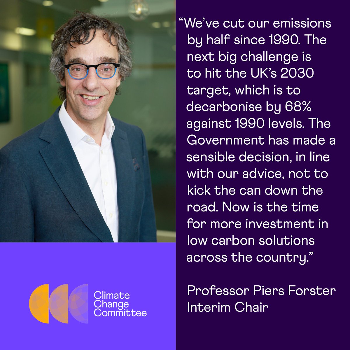 We are pleased to see the Government follow our advice and not carry forward the overachievement of the Third Carbon Budget. As ever, the aim should be to meet and outperform carbon budgets through actions to reduce emissions.