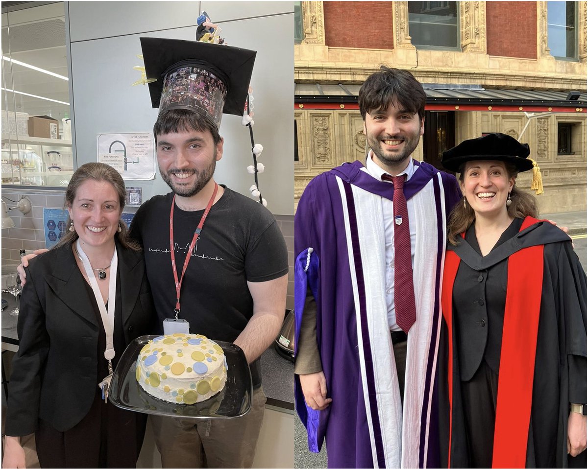 Congratulations to PhD student @ElianodS on his recent graduation! Looking forward to your bright future ahead and exciting papers in the pipeline! 🌟🎉🎓 (PS: Also including a viva photo for the full array of celebratory hats!) #PhDone #ProudPI @MRC_LMS @ImperialMed