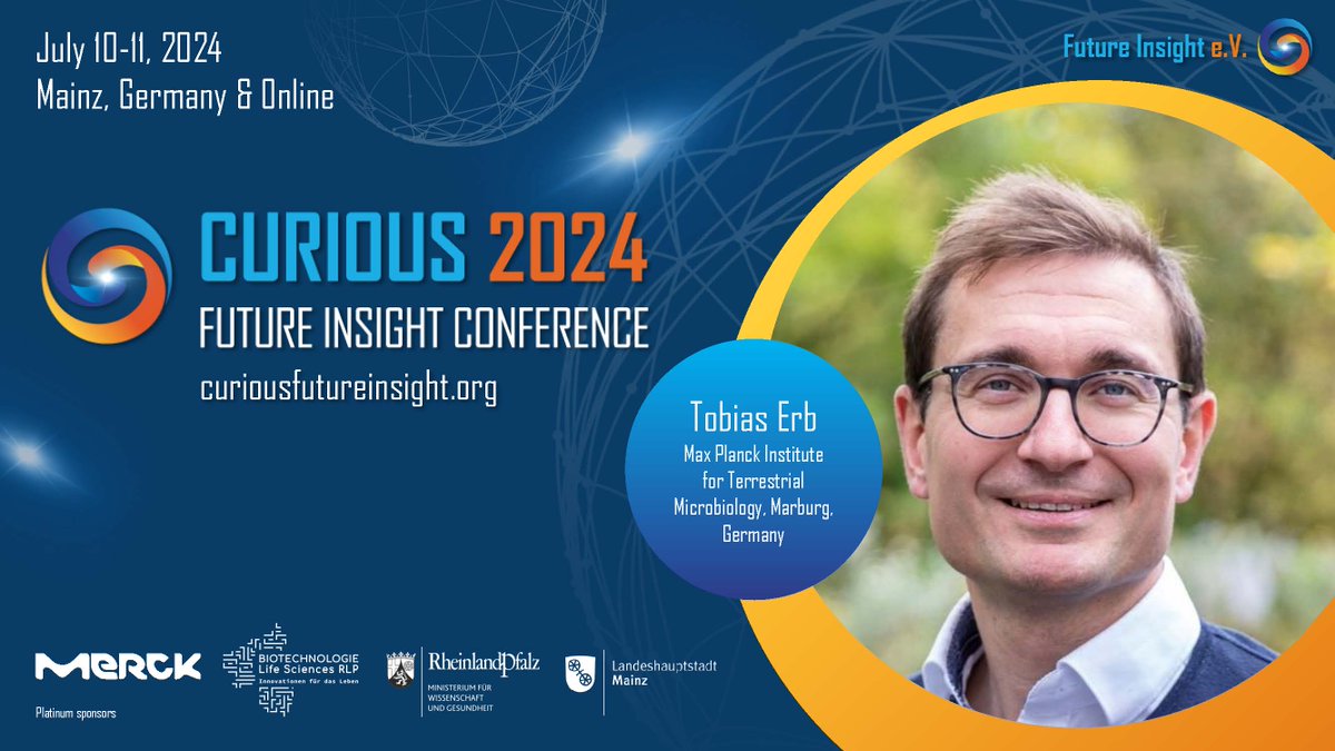 We are happy to introduce Tobias Erb as a keynote speaker for the #curious2024. Get your ticket here: curiousfutureinsight.org/tickets/ His talk is only online available!