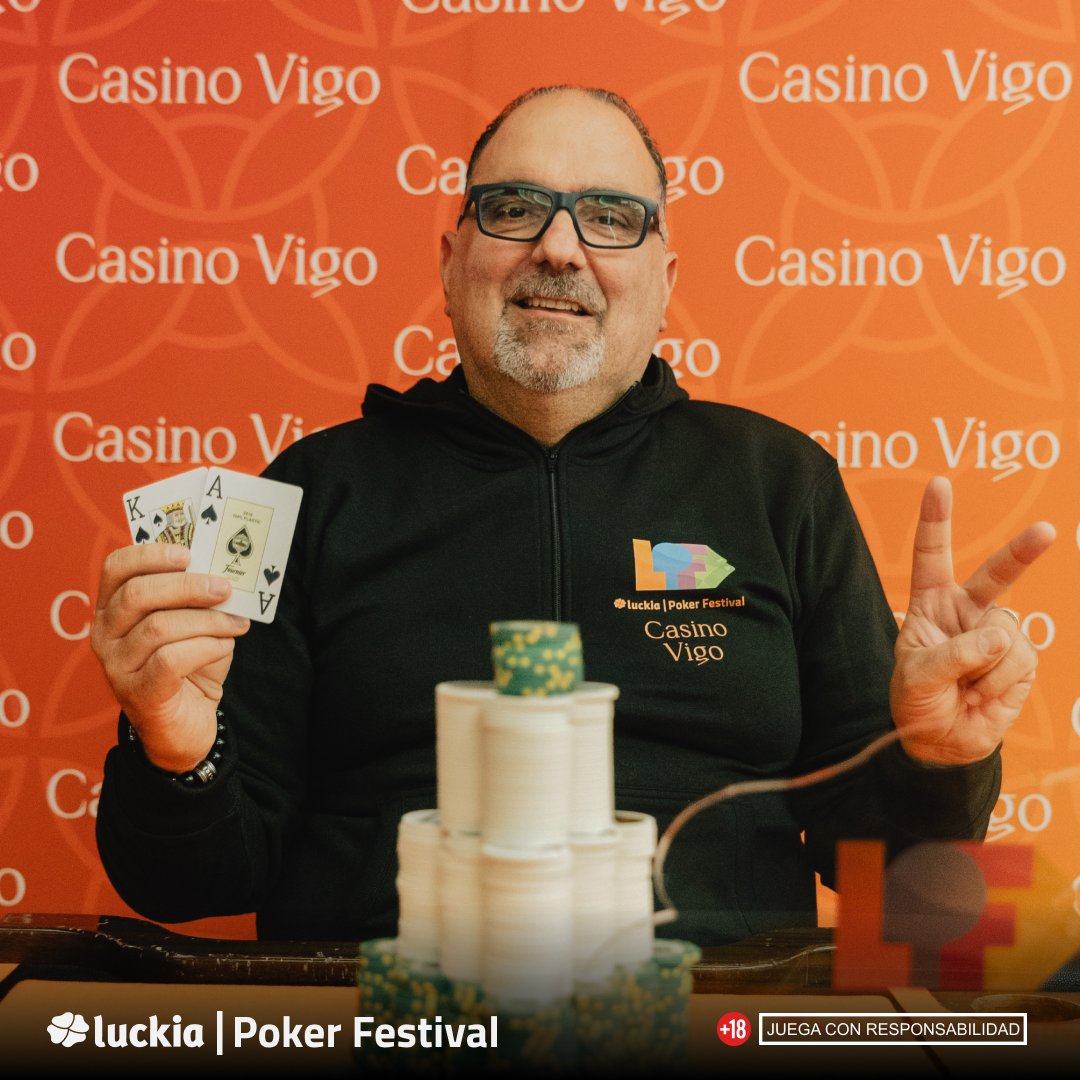 LuckiaPokerFest's tweet photo. ¡ENHORABUENA, CAMPEÓN! 👏
David Santos se lleva la final del LPF24 y se proclama campeón indiscutible 🏆 ¡Gracias a todos por otro torneo que recordaremos siempre!
👉Ganador del Torneo Clausura: Jose Lema
👉Ganador Bounty: Rubén Pahino
#LPF24 #LuckiaPokerFestival https://t.co/ZVQRIO1DnH