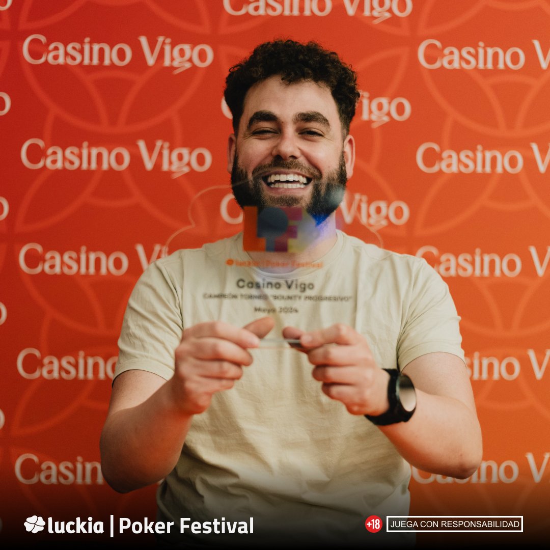 LuckiaPokerFest's tweet photo. ¡ENHORABUENA, CAMPEÓN! 👏
David Santos se lleva la final del LPF24 y se proclama campeón indiscutible 🏆 ¡Gracias a todos por otro torneo que recordaremos siempre!
👉Ganador del Torneo Clausura: Jose Lema
👉Ganador Bounty: Rubén Pahino
#LPF24 #LuckiaPokerFestival https://t.co/ZVQRIO1DnH
