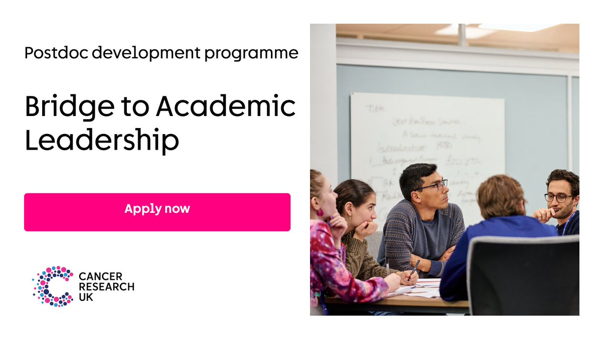 Postdocs can apply for a £25k award through the Bridge to Academic Leadership programme. This flexible funding will allow #postdocs to work towards their independence, visiting other research groups or learning a new technique or skill. Apply today: bit.ly/4bh5MFY