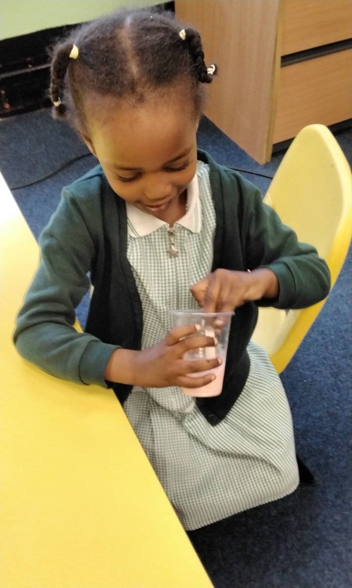 Nursery LOVE slime making! Look at those happy faces! @sublimescience #Nursery #EYFS #WPS #Leightrust #UTW #Scienceweek #Science