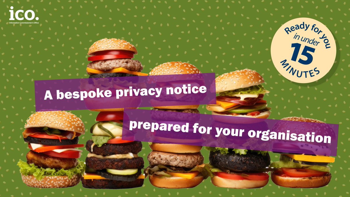 Writing a privacy notice for your small organisation is easier and quicker than you think.  

Use our new privacy notice generator and let us know what you think: ico.org.uk/for-organisati…

#HereToHelpSMES