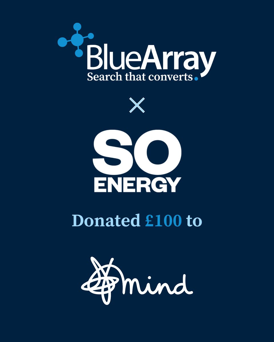 This month, So Energy is raising money for Mind, a cause we wholeheartedly support & have proudly donated £100 to on their behalf as part of our client anniversary charity donation scheme. if this resonates with you, click the link below to donate too!👇 ow.ly/intJ50RN302