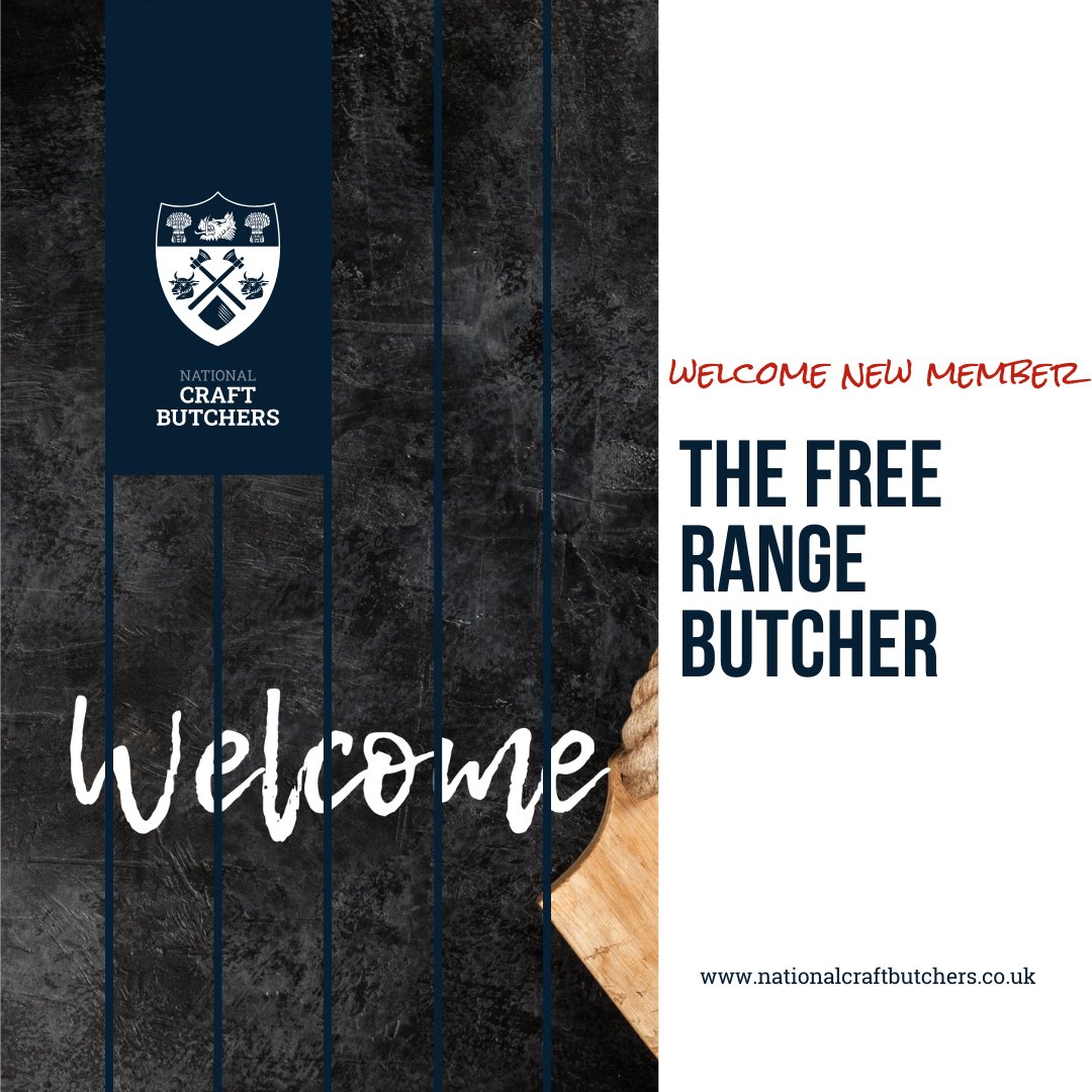 We're thrilled to welcome The Free Range Butcher into the herd! 👉 Find your local craft butcher: nationalcraftbutchers.co.uk/member-directo… 🎁To join, call 01892 541412 or visit nationalcraftbutchers.co.uk #NationalCraftButchers #CraftButchers #NCB #ButcherShop #Butchers #Member