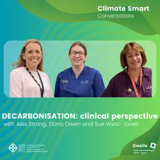 In this episode, Dr Kathryn Speedy is joined by the clinical leads for sustainability from Swansea Bay university health board: Alex Strong, Elana Owen and Sue West-Jones.open.spotify.com/episode/7lacop…