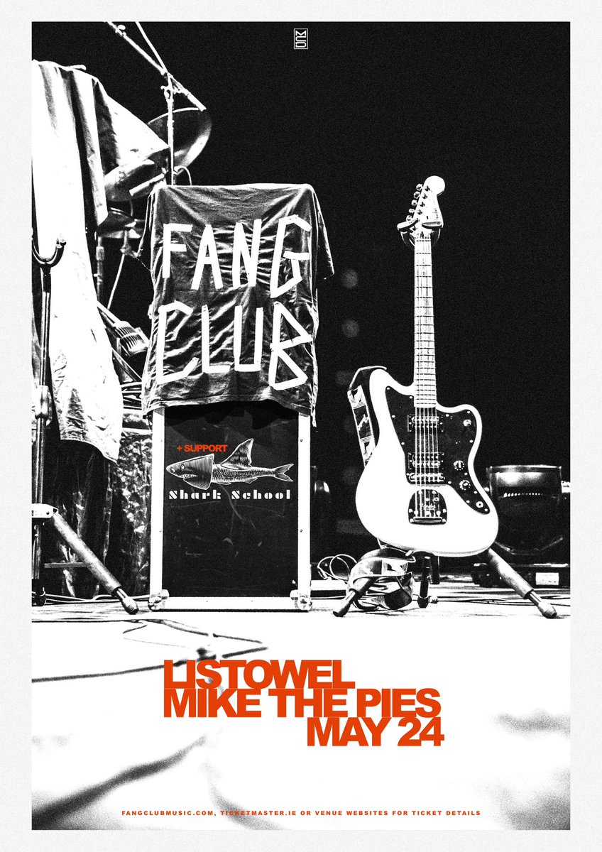 Limited Tickets left for Fangclub this Friday night in Mike the Pies. Support from Shark School. mikethepies.com/gigs/fangclub/