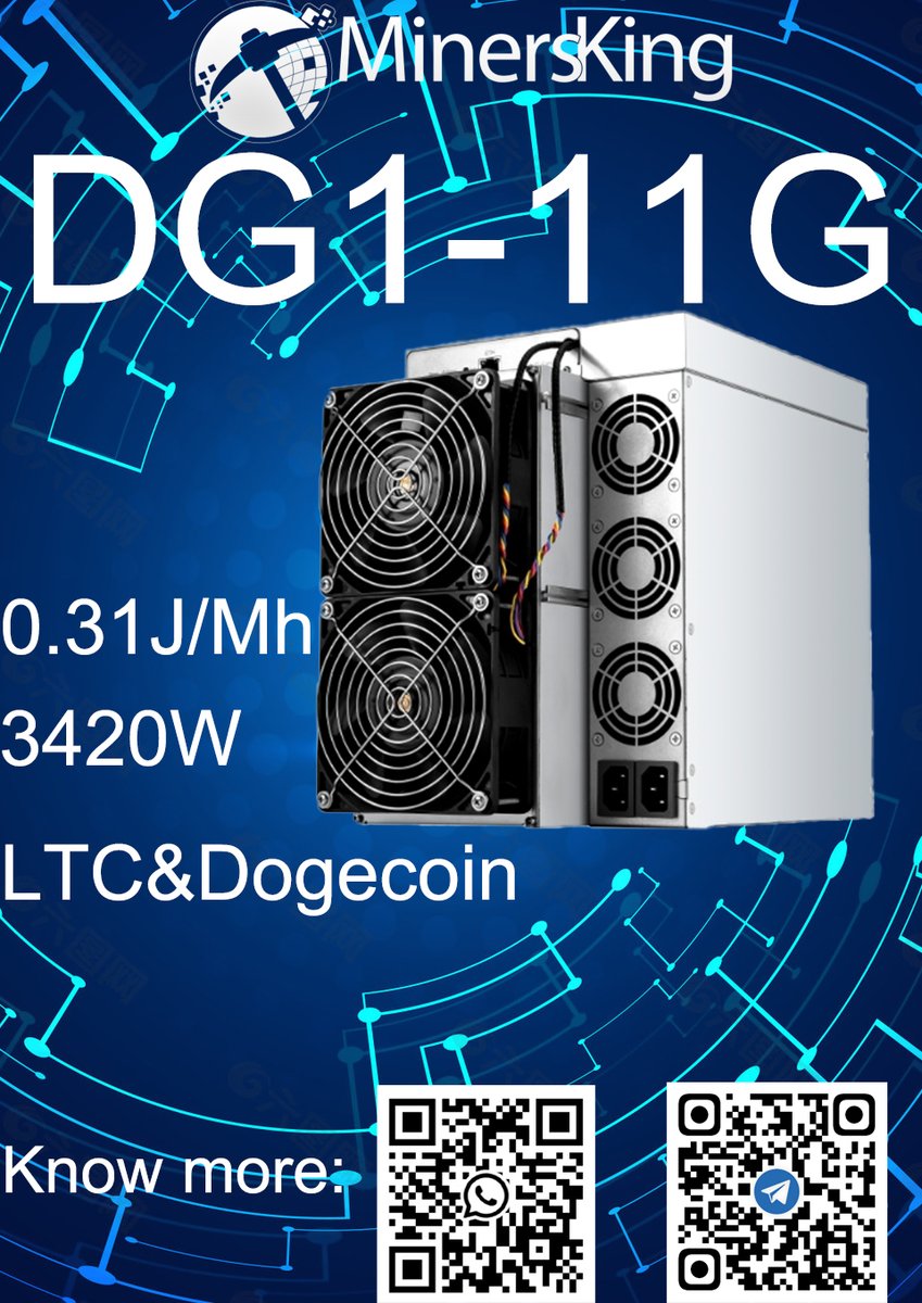 Fast Track to Returns 💥
Enjoy a rapid payback period thanks to the DG1-11G's exceptional hash rate and energy-efficient design. 
#ltc #dogecoin #cryptomining 
Contact us to get more information!