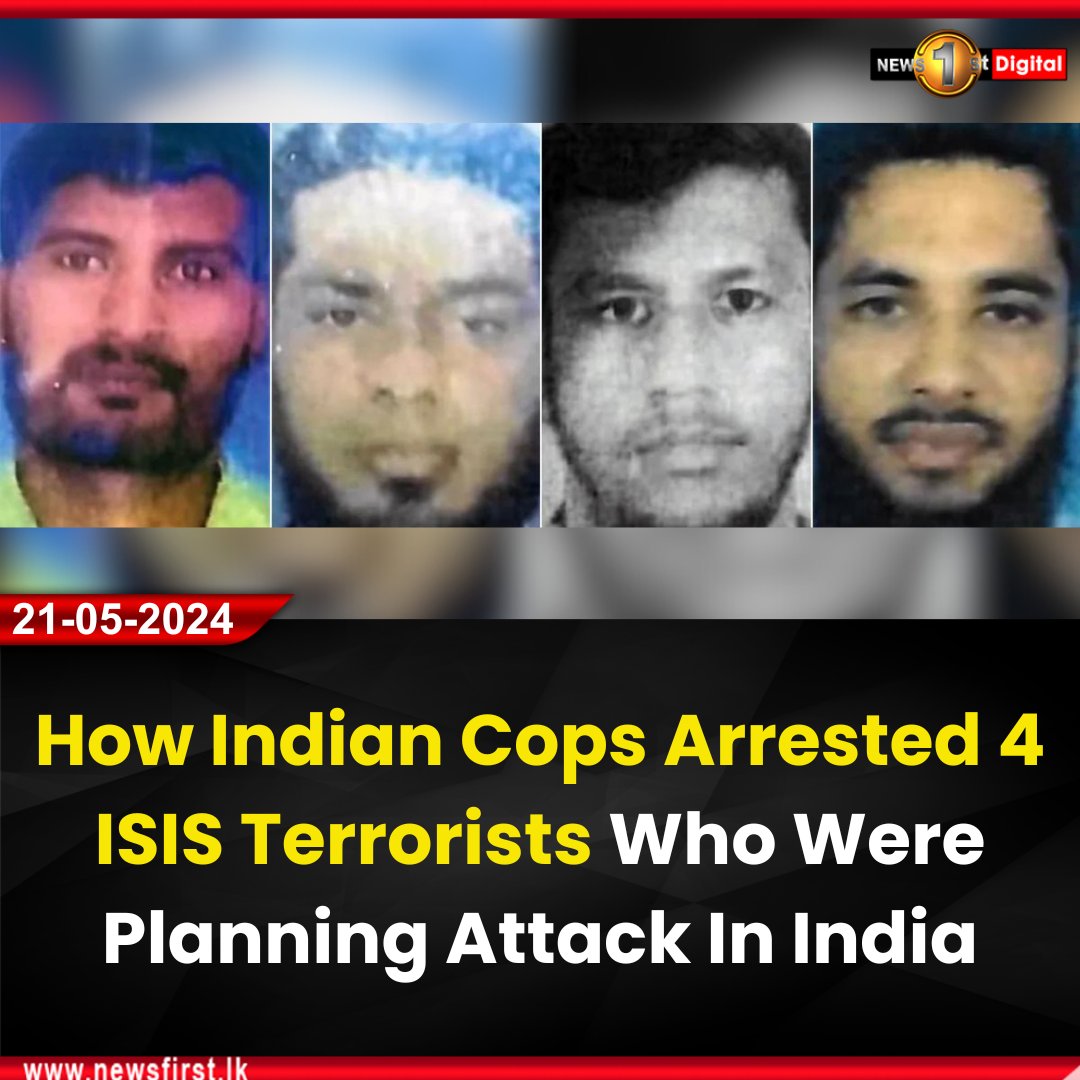 How Indian Cops Arrested 4 ISIS Terrorists Who Were Planning Attack In India

Details: english.newsfirst.lk/2024/05/21/how…

#newsfirst #SLNews #NewsSL #SriLanka #SL #lka #News1st #local #Indian #ISIS #Terrorist