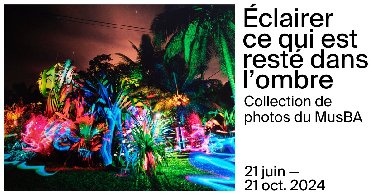 📣 [Accrochage] À venir : « Éclairer ce qui est resté dans l’ombre », un zoom sur la collection de photos du MusBA.

📷 Ruddy Candillon, « Electrik garden », 1994, photographie collée sur aluminium, détail, © Mairie de Bordeaux, photo : F. Deval.