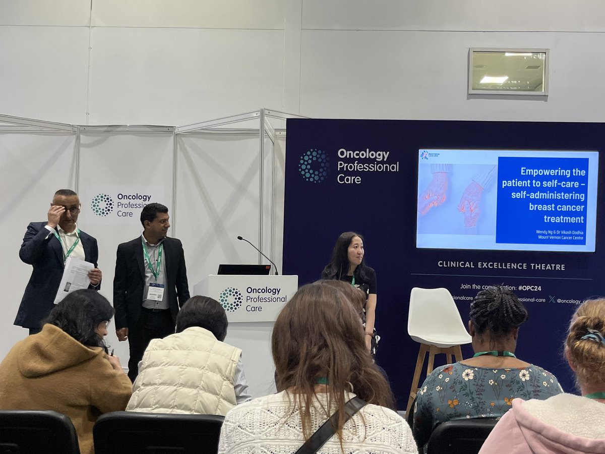 Shiv Smith 💙 (@shiv_smith) on Twitter photo #OPC24 <a href="/oncologycare/">ONCOLOGY Care</a> with <a href="/GreenwoodMiche/">Michelle Greenwood 💙</a> just live with Wendy Ng & <a href="/DodhiaVikash/">Dr Vikash Dodhia</a> Empowering patients self care administering #breastcancer therapy <a href="/BOPACommittee/">BOPA Committee</a> <a href="/UKONSmember/">UKONS</a> <a href="/enherts/">East and North Hertfordshire Teaching NHS Trust</a> <a href="/alimully/">Alison Paterson 💙</a> #OPC24 <a href="/oncologycare/">ONCOLOGY Care</a> with <a href="/GreenwoodMiche/">Michelle Greenwood 💙</a> just live with Wendy Ng & <a href="/DodhiaVikash/">Dr Vikash Dodhia</a> Empowering patients self care administering #breastcancer therapy <a href="/BOPACommittee/">BOPA Committee</a> <a href="/UKONSmember/">UKONS</a> <a href="/enherts/">East and North Hertfordshire Teaching NHS Trust</a> <a href="/alimully/">Alison Paterson 💙</a>