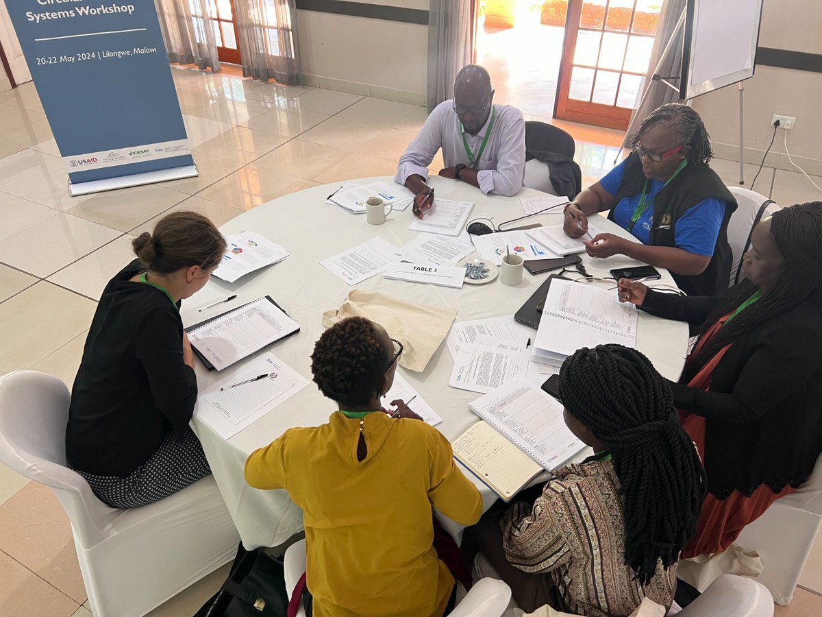 #HappeningNow!

Workshop on Introduction to Circular Food Systems, organized by @USAID @FeedtheFuture for the Nutrition Innovation Lab, @TuftsUniversity, in collaboration with #ICRISAT and conducted by @ThrivingSoluti1 at Lilongwe, Malawi [May 20-22, 2024].

The workshop will