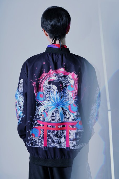 「from behind print jacket」 illustration images(Latest)