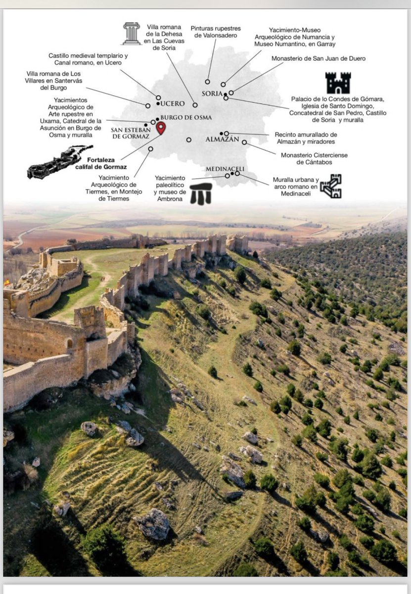 burgo_osma_cult's tweet photo. Gormaz, la gran fortaleza califal de la frontera del Duero. 
Miguel Angel Bru Castro, Doctor Europeo en Arqueología Medieval por la Universidad Autónoma de Madrid.
Artículo completo de “Muy viajeros
Castillos y fortalezas”
#castillodegormaz https://t.co/bbUN20rb7f