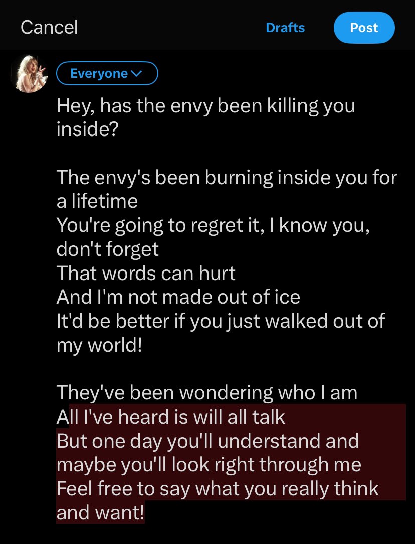 dominica (taylor’s version)🤍 tweet media