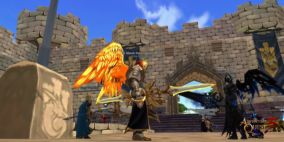 An Angel and a Demon met in Battleon. What do you think they're talking about?