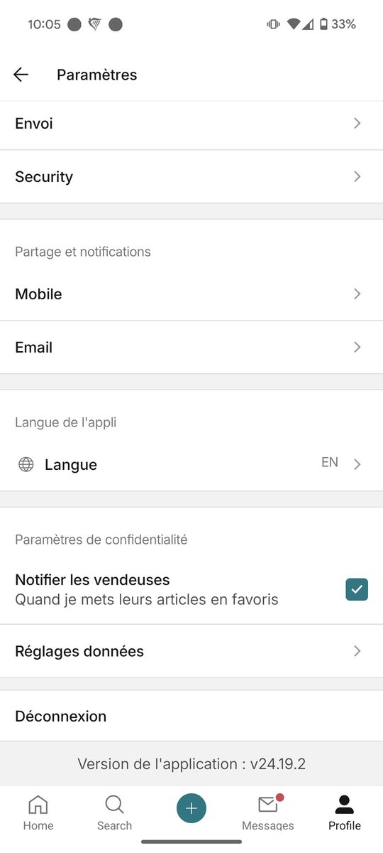 Jenn__Crotty's tweet photo. Hi @vintedUK can you help me please? My language is set to English but it everything is showing in another language. https://t.co/5XYvoJxO6O