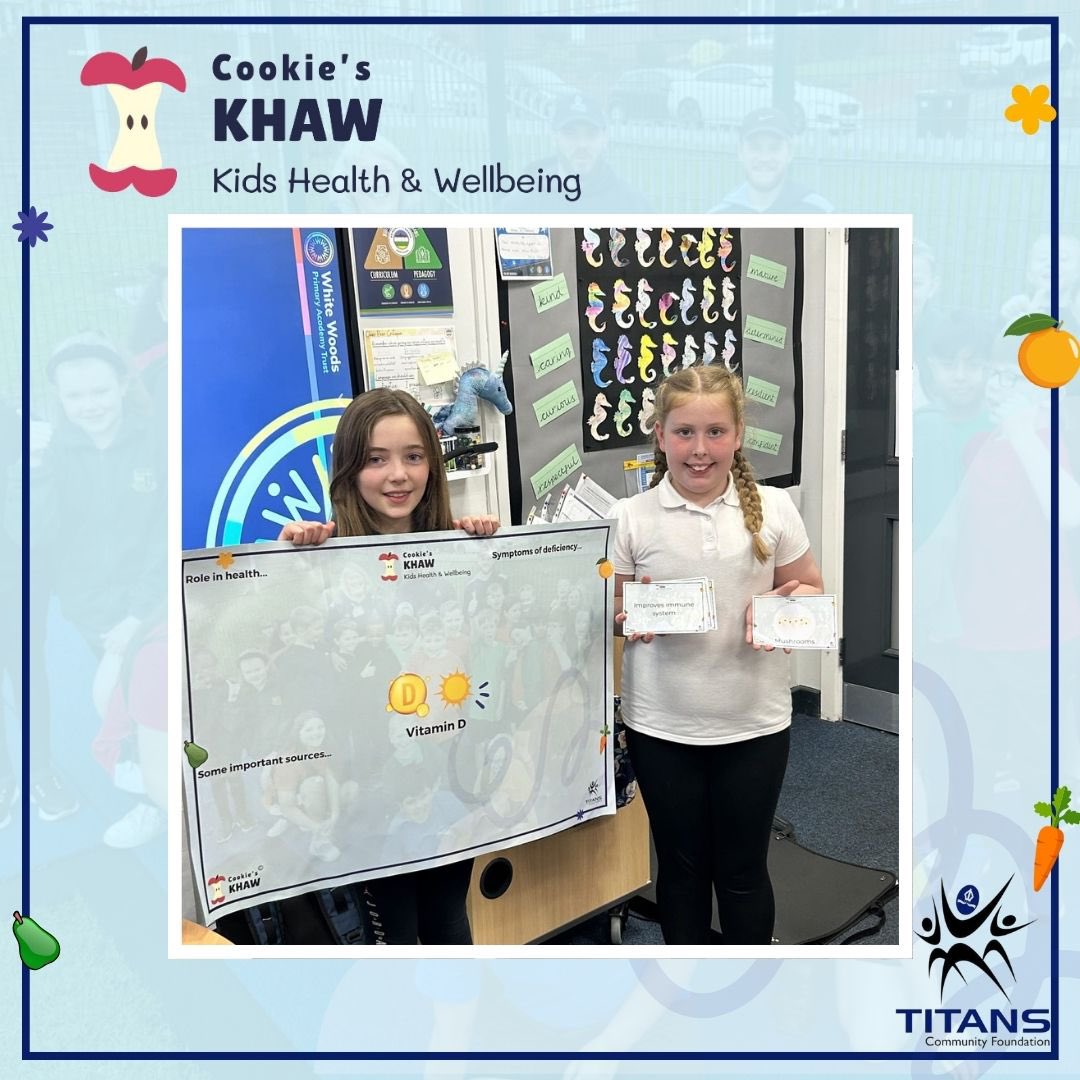 Students from Brinsworth Manor presenting what they have learnt from Cookie’s Khaws’ micronutrients lesson 🙌🏼

#titanscommunityfoundation #tcf #rotherham #rotherhamtitans #tcfrotherham #healthandwellbeing #southyorkshire #rugbycares #rugbyforall #rotherhamcommunity #mentalhealth