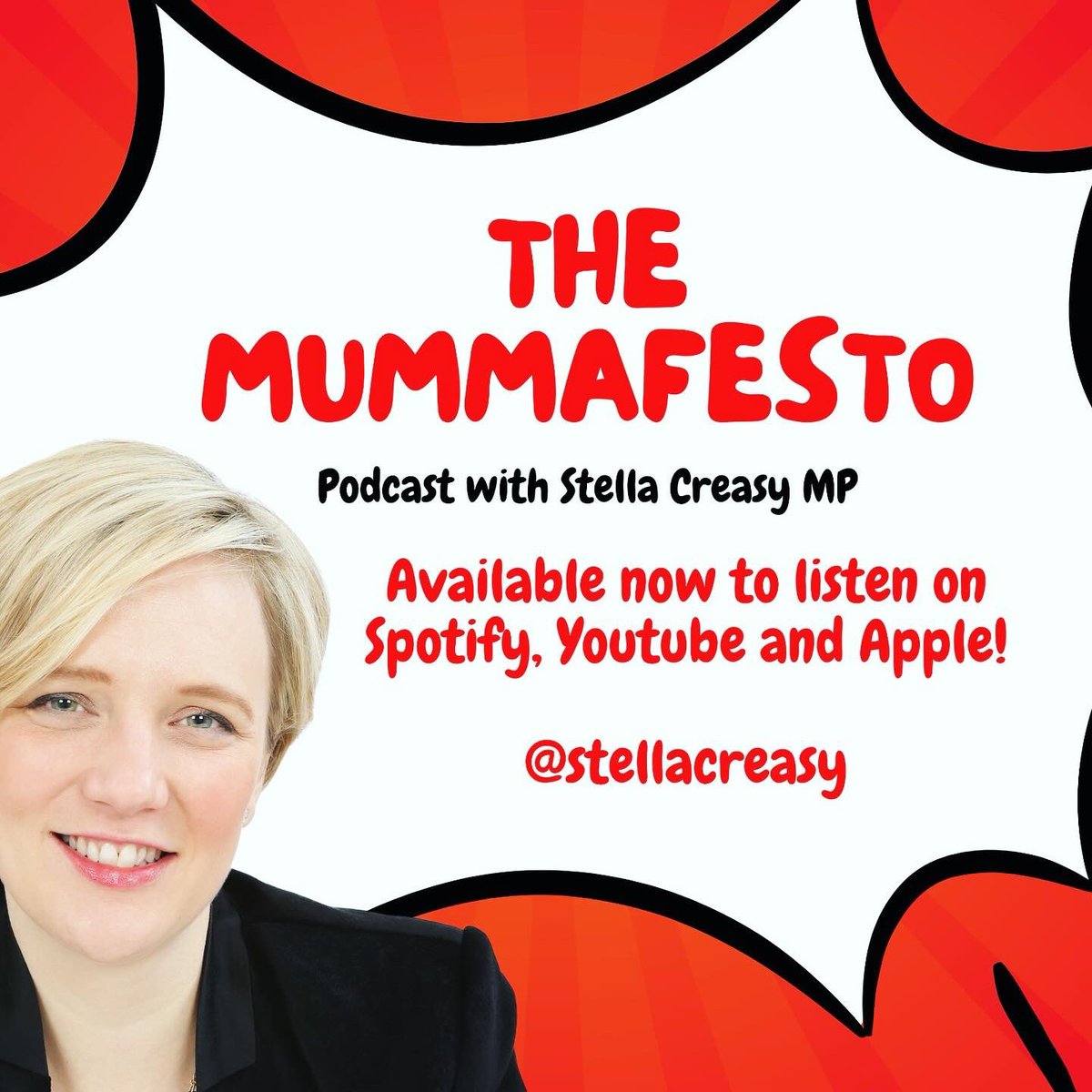 Find the link to listen to the #mummafesto podcast series on Apple here: podcasts.apple.com/gb/podcast/the… or Spotify here: open.spotify.com/show/4e2heePMy… - 
let me know in the comments who you want us to feature next! 👇