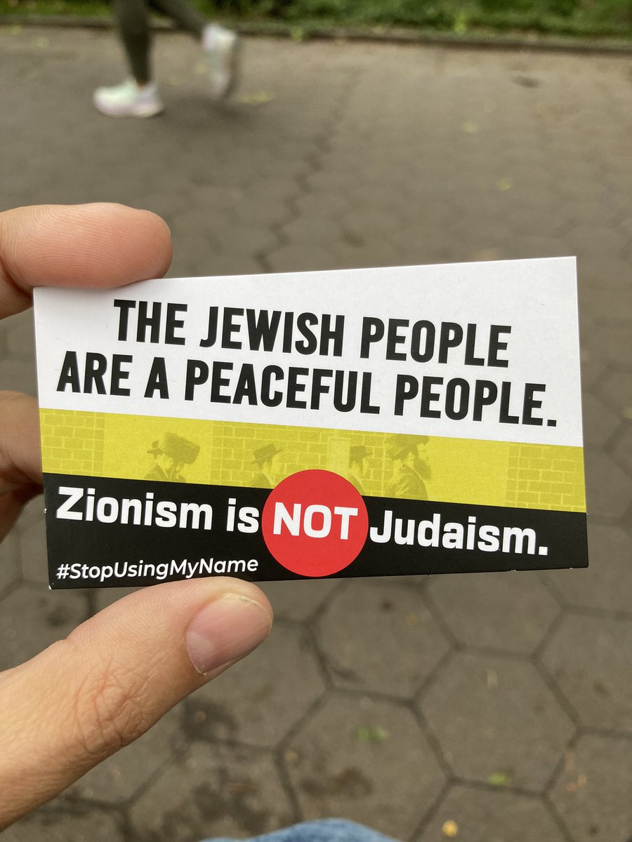 Anti-Zionism is NOT Antisemitism. Anti-Israel is NOT Antisemitism.