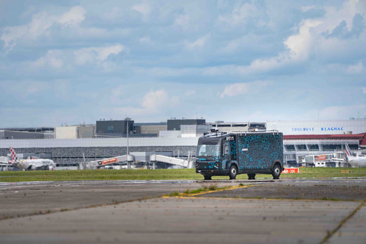 Introducing Optimate, Airbus' newest family member - and no, it's not taking to the skies! 🚛

This is our latest demonstrator to test how to detect any unforeseen obstacles on the runway, improve safety and support pilots during ground operations. 

Premiering at <a href="/VivaTech/">VivaTech</a>'s