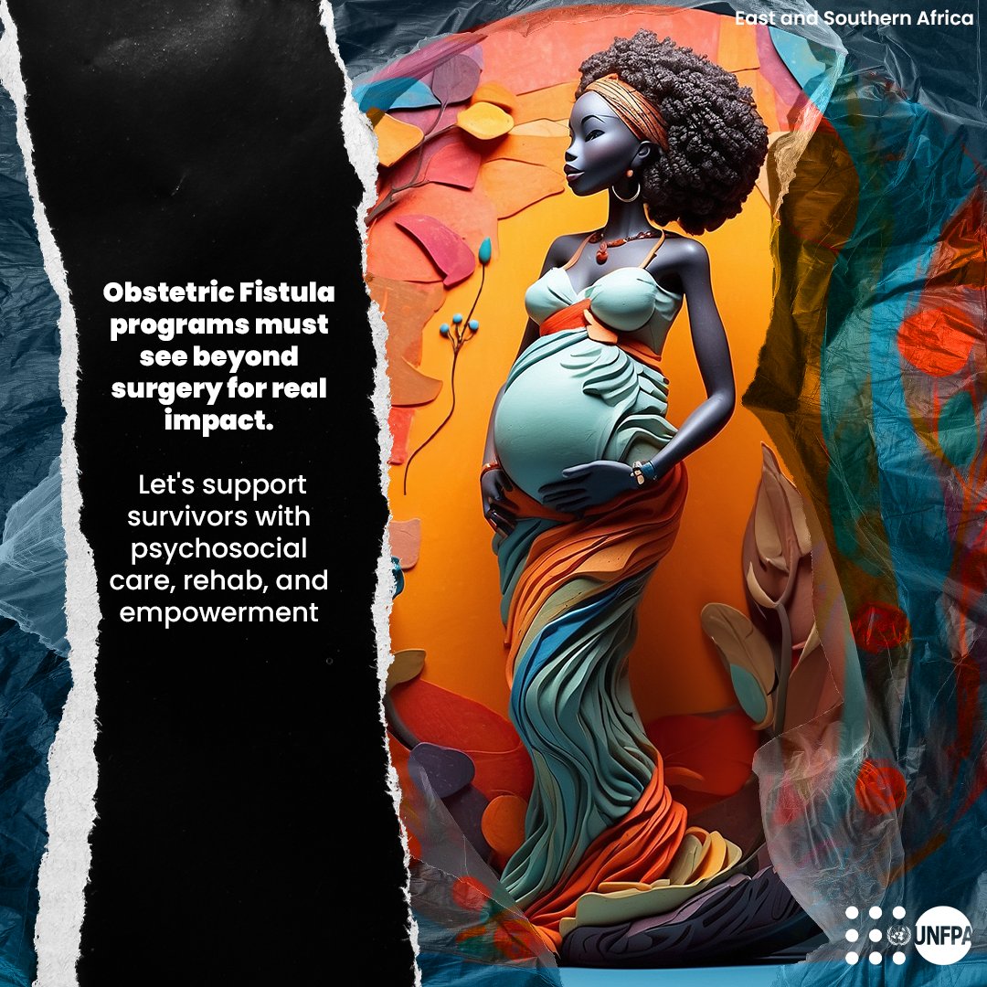 Beyond surgery: Fistula programs must address holistic needs. From psychosocial support to economic empowerment, let's break barriers for survivors. 🌟