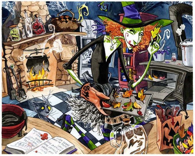 hampst3rdance's tweet photo. just found out scary godmother was a comic first and the art is fwcking delicioussss omfg https://t.co/EISLxBhlvh