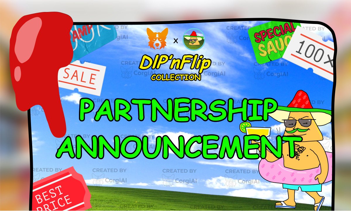 CorgiAI Social Club (@corgiaiclub) on Twitter photo We're thrilled to announce a partnership between CorgiAI and <a href="/SenorDip/">Señor $DIP</a>
Get ready for the exclusive "DIPnFLIP" NFT series! 🌐🎨
And you might just find #wheremiguel truly is 👇
#WOOFGANG #CROFAM We're thrilled to announce a partnership between CorgiAI and <a href="/SenorDip/">Señor $DIP</a>
Get ready for the exclusive "DIPnFLIP" NFT series! 🌐🎨
And you might just find #wheremiguel truly is 👇
#WOOFGANG #CROFAM