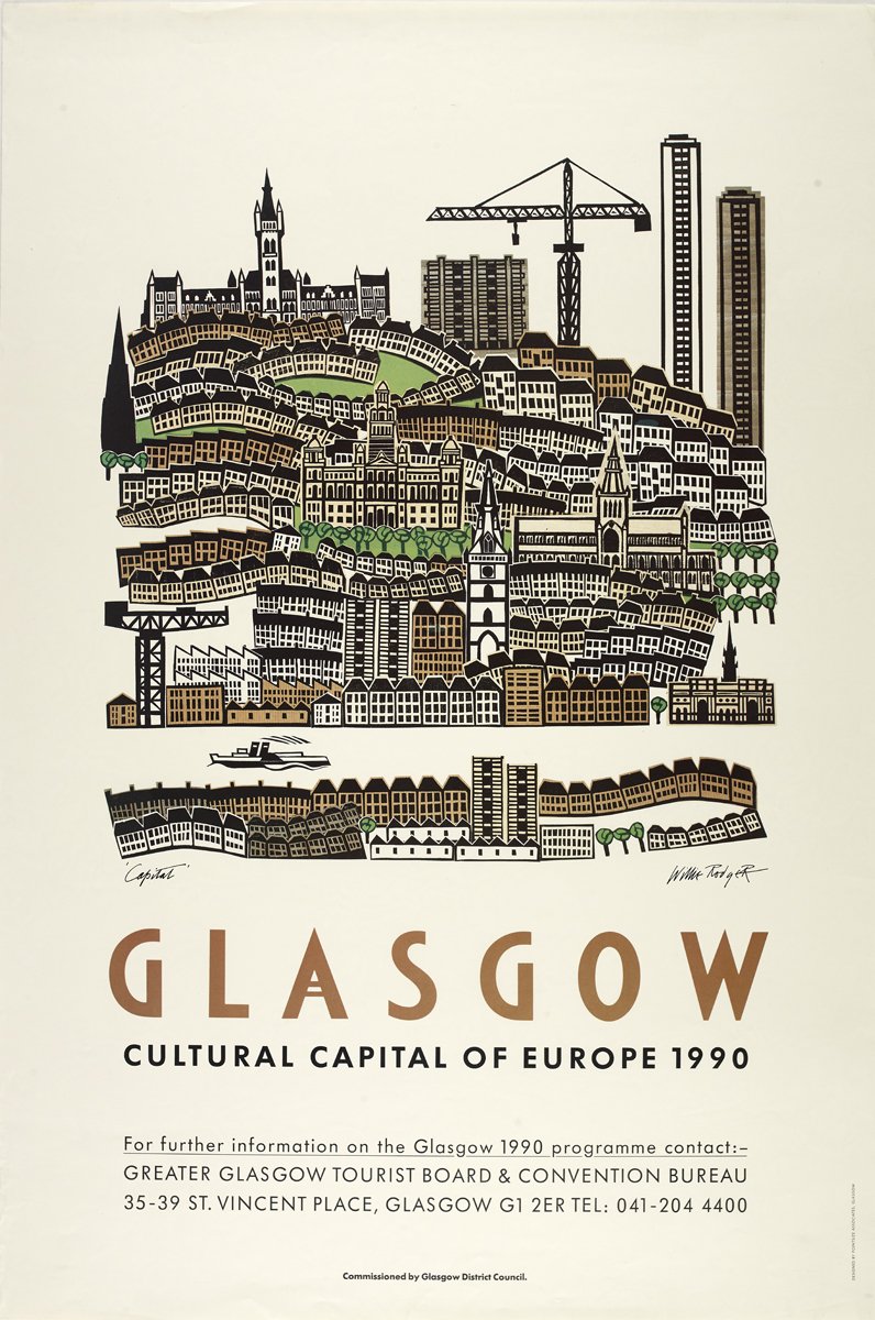 Poster for 'Glasgow Cultural Capital of Europe 1990'
