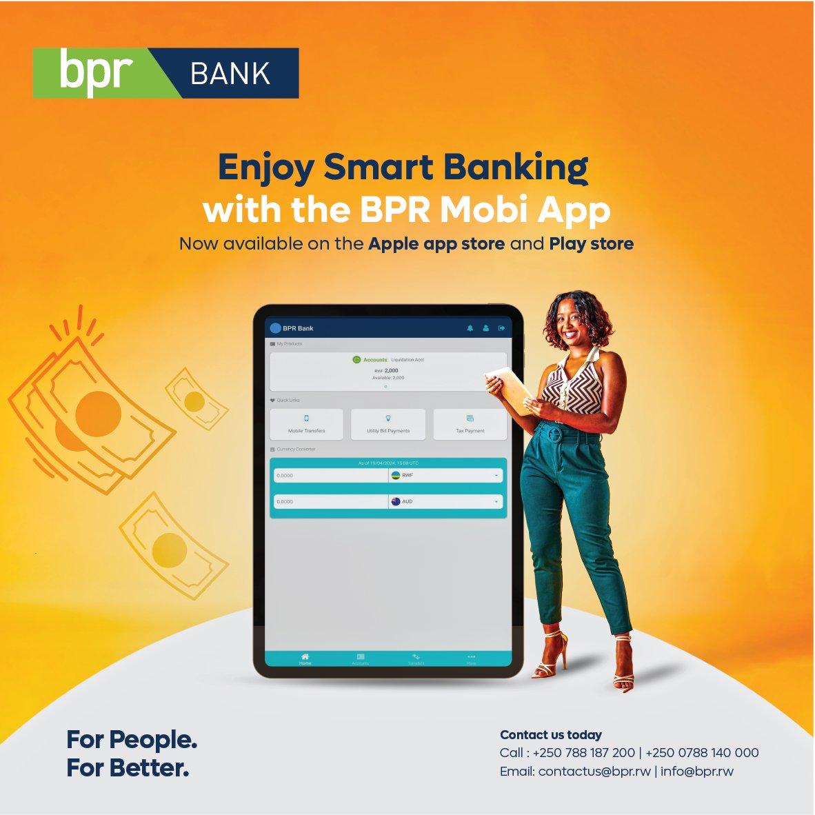 Experience seamless mobile banking with the new BPR Mobi App. Now available for iPhone on apps.apple.com/ke/app/bpr-mob… and Android on play.google.com/store/apps/det… #MobileBanking #ForPeopleForBetter #BPRniIyawe