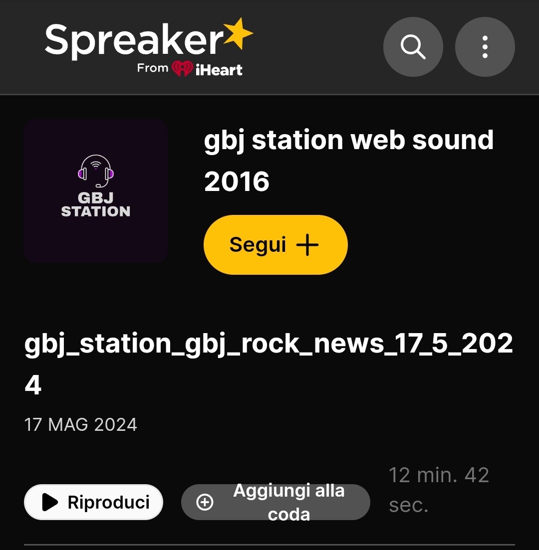 Hi guys, tomorrow at 20:50 Italian time, one of our songs will be on GBJ STATION, check it out and crank it up!
 spreaker.com/podcast/gbj-st…

#menervah #menervahband #metal #heavymetal #alternativemetal #metalheads  #rock #hardrock #newsingle #newsingleout #newrelease