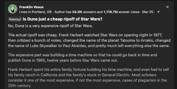 anoisyboy's tweet photo. @elonmusk Funny that it plagiarised an answer when discussing plagiarism https://t.co/ucef5Lnlja