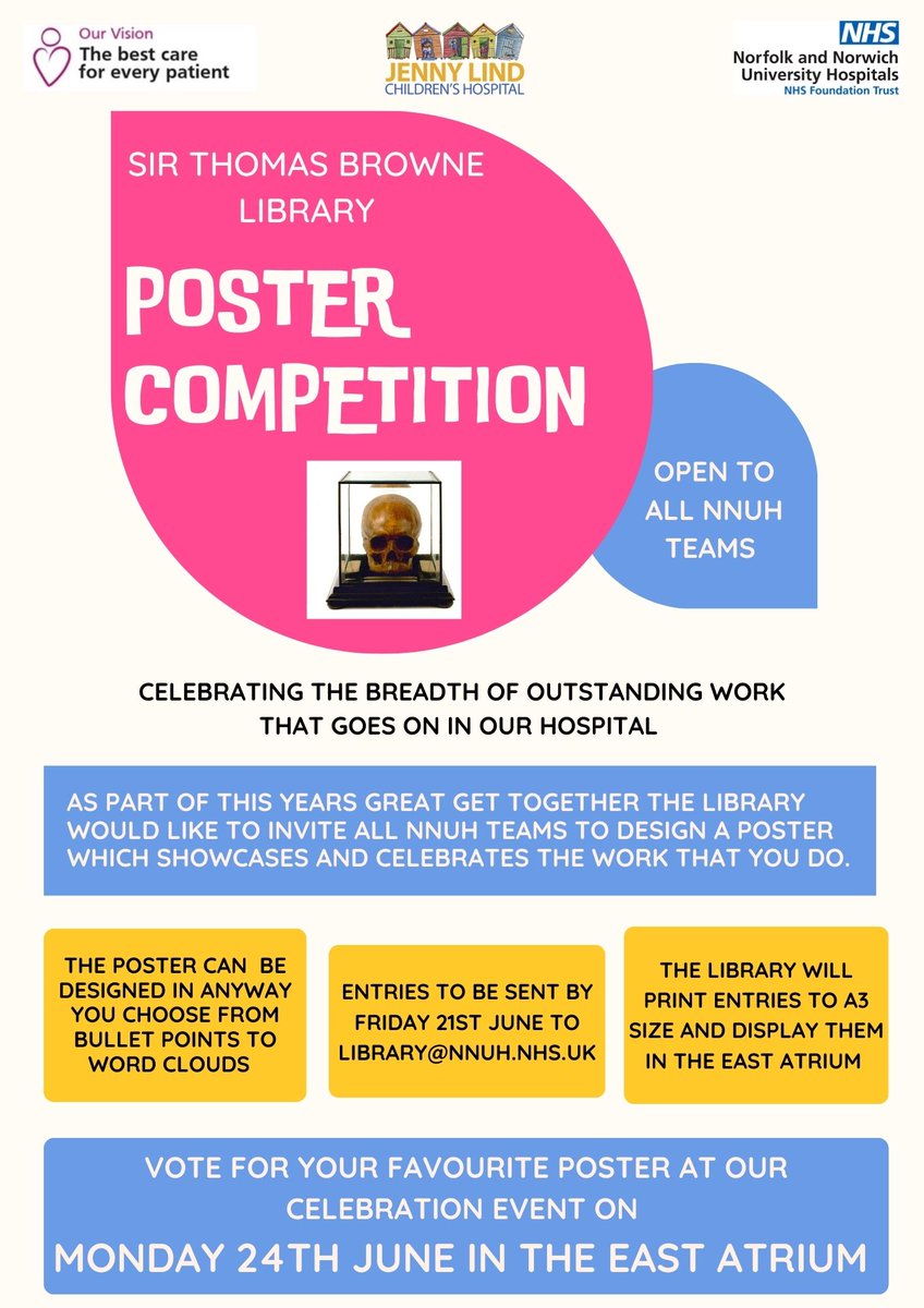 #TeamNNUH enter our poster competition and help us showcase and celebrate the work that you do in the trust. 👇