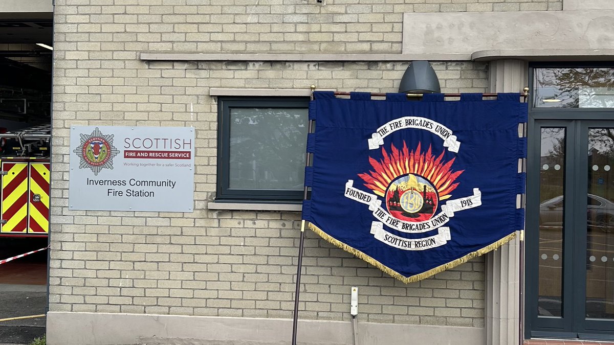 In the line off duty 43 years ago today FF Roderick Macleod,Inverness, sadly lost his life attending a house fire near Invergarry, a couple of days ago it was a privilege to attend a ceremony where a red plaque was unveiled by the FBU,the red plaque will be a place of remembrance