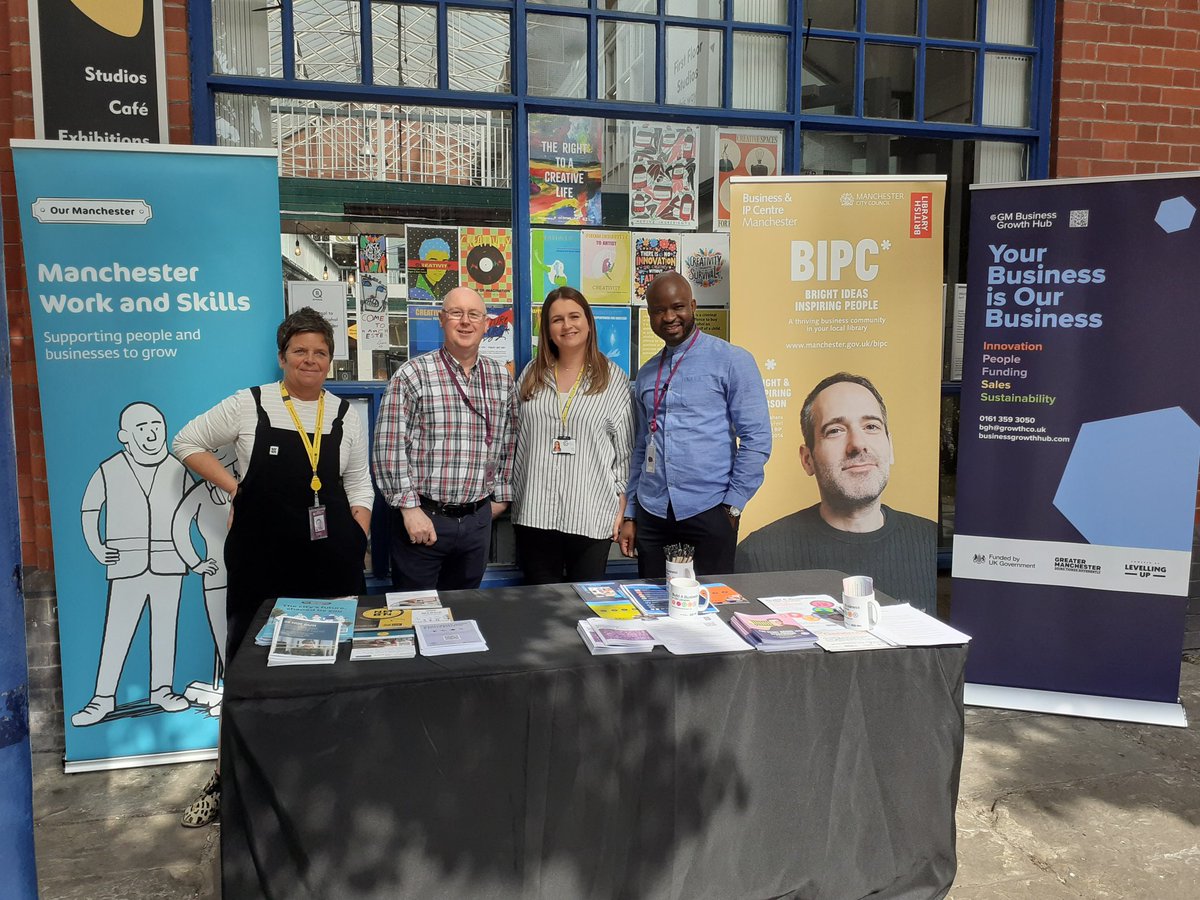 Are you a SME business and would like to speak to a business advisor for free advice then come down to the craft centre today between 10am & 2pm Oak Street Manchester M4 5JD