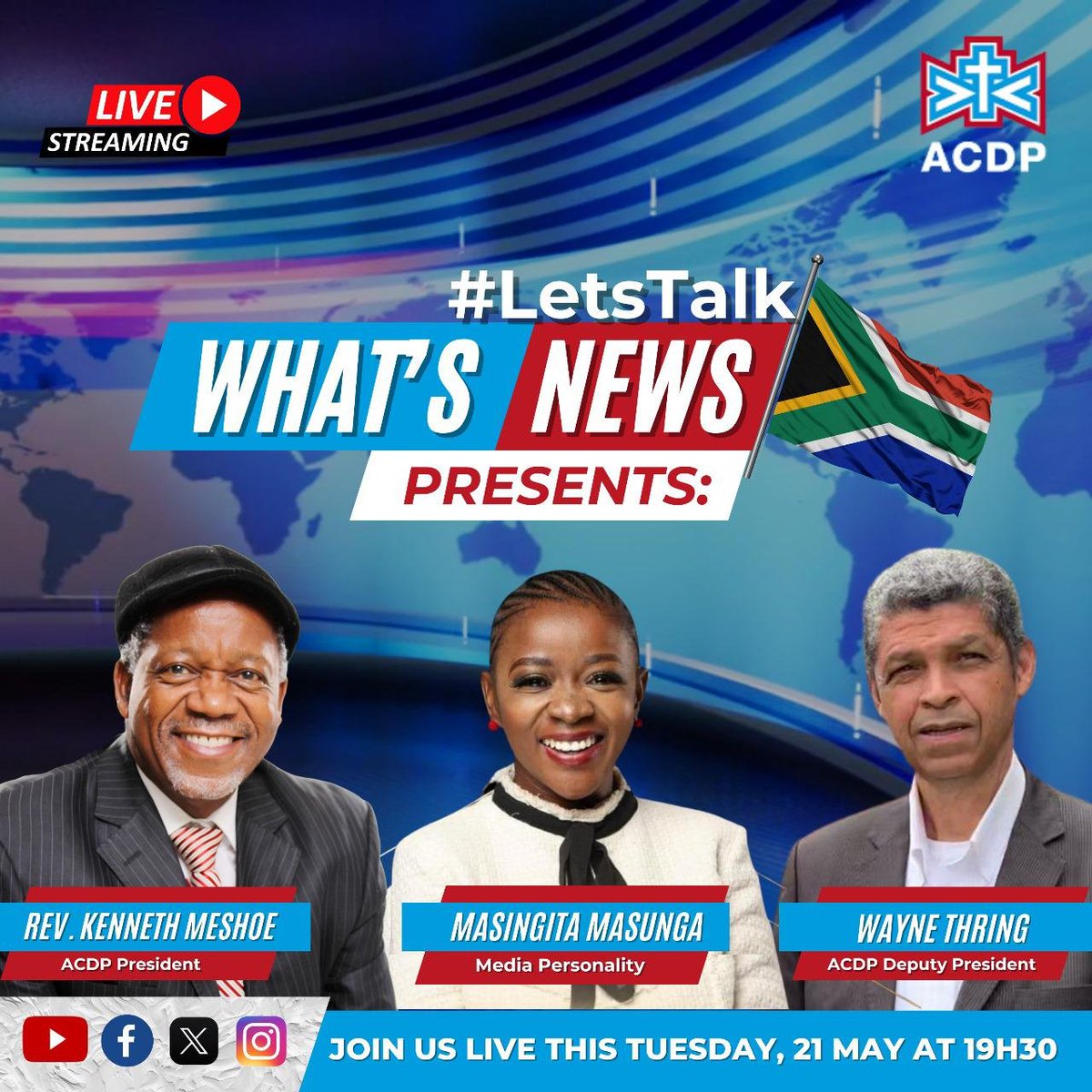 𝗡𝗢𝗧 𝘁𝗼 𝗯𝗲 𝗠𝗜𝗦𝗦𝗘𝗗!!! Tonight we have another great livestream in store for everyone. Among our featured guests will be Masingitha Masunga, an award-winning media personality and ambitious entrepreneur who was born a miracle child and who refused to allow her