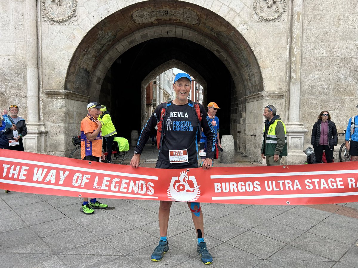 Just finished 200k “Way of Legends” race across Spain . Not bad for the guy with 9.5 years terminal prostate cancer ! @ProstateUK cancer